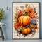 Paint by Numbers for Adults,Pumpkin Paint by Numbers Kits for Beginner,Autumn Paint by Number on Canvas for Holiday Home Wall Decor